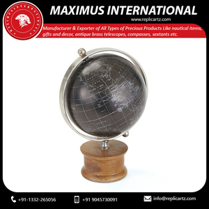 Kim loại gỗ lớn trung tâm thế giới toàn cầu bản đồ thế giới nổi toàn cầu cho giáo dục và giảng dạy Tài Nguyên - Product Image 4