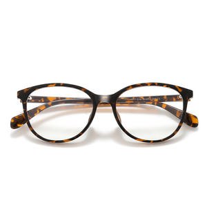 Monture de lunettes ovales rétro 9077 avec verres PC anti-lumière bleue, tendance mode unisexe, monture complète, origine Danyang - Product Image 3