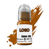 Pigments organiques NUOJO ODM Caramel, encre de maquillage permanent professionnel, coloration facile, longue durée, 15 ml, machine numérique