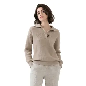 Luxury Women's Clothing Knitted clothes Tops For Ladies Loose Pullovers Jumper Thick Cashmere Sweater Women