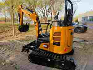 Mini-excavatrice haute performance SY18U de 1,8 tonne avec chenilles rétractables, largeur de 980 mm, excavatrice compacte sur chenilles - Product Image 4