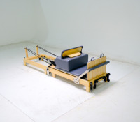 Repose-pieds réglable avec appui-tête pour entraînement professionnel, en bois de chêne massif, pliable, pour Pilates Reformer, antidérapant
