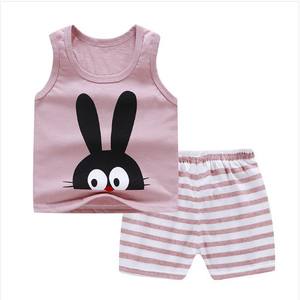 Ensemble de vêtements pour enfants à manches courtes printemps-été, respirant et confortable, vêtements pour bébés garçons, ensembles deux pièces, vêtements pour bébés - Product Image 5