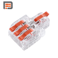 Connecteur rapide en cuivre DF-13-1-In 3 sorties mâle/femelle, bornier fil-fil pour fils rigides et souples 250V 32A