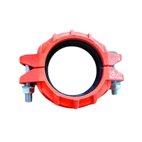 Échantillon gratuit peint rainuré té coude Union réducteur croix accouplement flexible arroseur d'incendie raccords en carbone