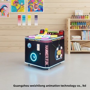 Jeu <span class=keywords><strong>de</strong></span> <span class=keywords><strong>société</strong></span> Whack-a-Mole à monnayeur pour un joueur, en métal, pour enfants <span class=keywords><strong>de</strong></span> plus <span class=keywords><strong>de</strong></span> 3 ans - Product Image 4