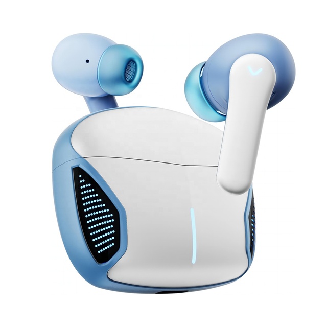 S41 Gaming TWS Earbuds with Quad Mic ENC Low Latency In-Ear Headphones Blue Tooth V5.3 LED Battery Indicator