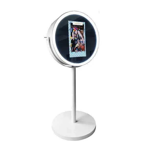 Round Mirror Photo booth Machine Hochzeit Selfie Magic Mirror Photo Booth zu verkaufen