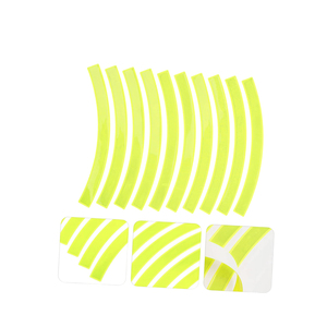 Custom Pvc Stickers Balance Bike Reflector Wheel Green Warning Reflective Stickers For Car Cycling Automotive <strong>Tape</strong>
