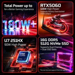 Vente en gros pour ordinateur portable de jeu HP Victus 15 Pro, processeur Core Ultra 7 251HX, RTX 5060, 8 Go, 16 Go DDR5, SSD 512 Go, écran 15,3 pouces 2,5K 180 Hz, WiFi 6E - Product Image 3