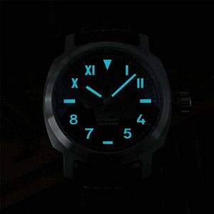 Reloj Automático Vintage con Esfera Degradada y Marcadores de Hora con Números Romanos/Arabes, 10 ATM, Reloj de Pulsera para Hombre - Product Image 6