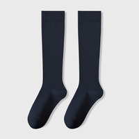 Chaussettes pour femmes, automne-hiver, sans couture, antibactériennes, anti-odeurs, chaussettes de compression amincissantes