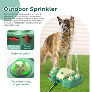 Distributori d'Acqua per Cani da Esterno Personalizzati, Spruzzatori per il Bagno e l'Abbeveraggio, Giocattoli Interattivi per l'Addestramento in Giardino - Product Image 6