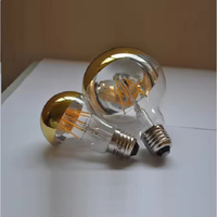 Ampoules LED décoratives à filament Edison A60 2W/4W/6W/8W semi-plaquées argent E27/B22/E26 compatibles 110V/220V à intensité variable CRI
