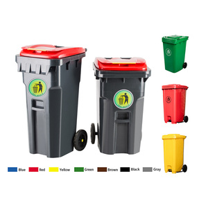 Vente bon marché de matériaux recyclés de grande taille poubelle en plastique d'extérieur <span class=keywords><strong>à</strong></span> <span class=keywords><strong>roulettes</strong></span> avec couvercle <span class=keywords><strong>à</strong></span> vendre - Product Image 3