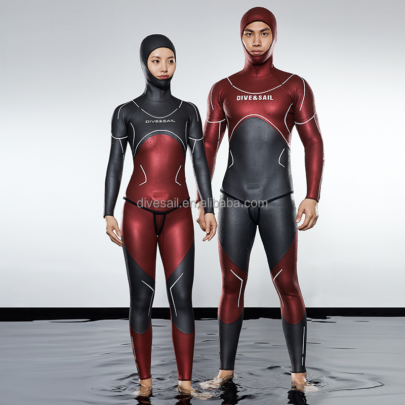DIVE&SAIL ヤマモト 2-3.5mm フリーダイビングウェットスーツ 男女兼用