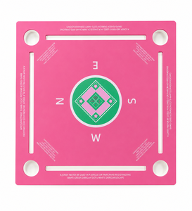 Alfombra Flotante de Lujo para Mahjong, Póker y Piscina, Mesa de Mahjong Plegable con Ranuras y Portavasos, Bandeja de Espuma EVA Impermeable - Product Image 1
