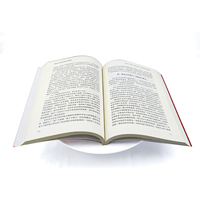 Livre rouge avec impression de cercueil, livre à couverture souple, impression bon marché, produits en promotion chinoise