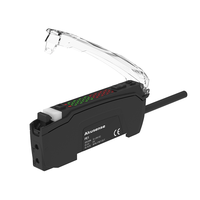 Amplificateur de signal numérique à fibre optique Akusense PE1 2M, câble diffuseur, capteur cylindrique carré à faisceau traversant, sortie NPN/PNP