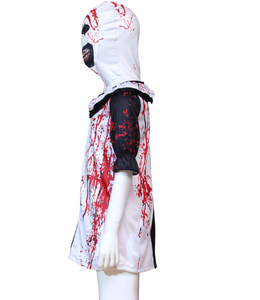 Costume de clown sanglant et déformé pour Halloween, maquillage noir et blanc pour spectacle de scène d'horreur, fournitures de vacances, enfants 80-140 cm - Product Image 4