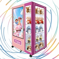 Distributeur automatique de snacks et de boissons pour cartes à collectionner, boîtes mystères et jouets, avec options de paiement, capacité 300-600, garantie 1 an