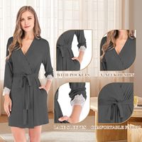 Vêtements de nuit pour femmes Shorts Robes pour femmes Elégant Sexy Salle de bain Douche Peignoir pour femmes