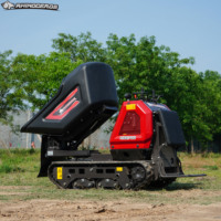 RHINOCEROS KS2700 Mini-Raupenlader Power Buggy Schwenkkipper für Beton CE EPA Zertifiziert