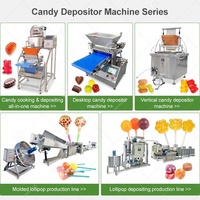 Mini machine de production de sucettes et de bonbons gélifiés pour bébés, fabriquée en Chine, ligne de confiserie