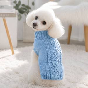 Flowers Knit Pet Cat Sweaters <strong>Sausage</strong> <strong>Dog</strong> <strong>Coats</strong> - Product Image 2