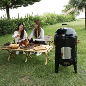 Griglia a Carbone Verticale in Acciaio al Carbonio da 17 Pollici, Barbecue per Esterni e Campeggio - Product Image 6