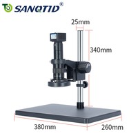 Sanqtid 3-Year Warranty TD-500U3-10A USB3.0 500W Stereo Microscope Camera with 2952*1944 Measurement Audio