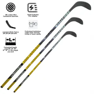 Filed Kids Sledge Hockey Stick Carbon Fiber Ice Hockey Stick Senior Composite Hockey Stick End Carbon Pro Goalie For Junior
