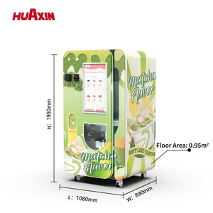 Tự động đa hương vị kem Máy bán hàng tự động-59 tự làm hương vị công suất lớn thép không gỉ NFC/QR Mã đồng xu ADA compliant - Product Image 2