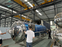 Nouvelle machine de stérilisation industrielle autoclave à cuve en acier inoxydable, la plus vendue, pour bocaux, à haute productivité