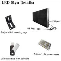 Pantalla LED Magnética Rígida Ultrafina, Plug-and-Play, IP65 Impermeable, 1080P Full HD, Adobe RGB 90%, para Escaparates