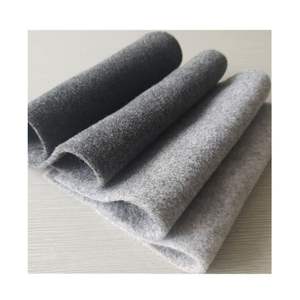 Tela de Terciopelo No Tejida Gris Humo, Fieltro Agujado, Fabricación Personalizada, Impermeable, Antibacteriana, Tela de Gamuza <span class=keywords><strong>para</strong></span> Camionetas, Autobuses y Camiones - Product Image 2