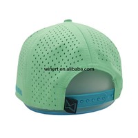 Casquettes imperméables personnalisées de haute qualité avec logo brodé 3D, casquette de baseball à 5 panneaux, visière incurvée, chapeau de sport pour le golf, pour les événements en plein air