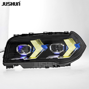 Conjunto de Faros Delanteros JUSHUN para <span class=keywords><strong>BMW</strong></span> X3 <span class=keywords><strong>E83</strong></span> 2006-2010, Actualización a LED, Luces de Circulación Diurna, Venta al Por Mayor de Fábrica - Product Image 2