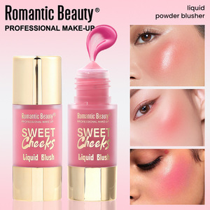 Blush Liquido All'Ingrosso Multicolore Effetto Opaco Lunga Durata Anti-Sbavature Facile da Applicare Rosa Illuminante Trucco Naturale - Product Image 4