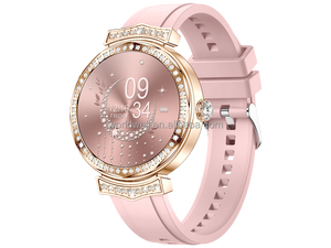 Montre connectée avec écran HD de 1,27 pouce, moniteur de fréquence cardiaque et de tension artérielle, étanche IP67, suivi du <span class=keywords><strong>cycle</strong></span> féminin, bracelet en diamant - Product Image 3