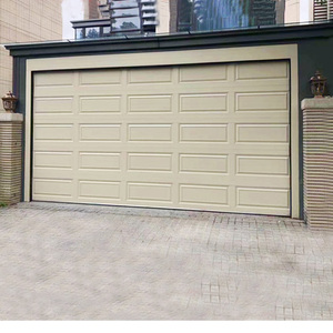 Porte de <span class=keywords><strong>garage</strong></span> résidentielle en alliage d'aluminium sur mesure pour villa, télécommandée, antivol, options de type basculant et de type enroulable - Product Image 3