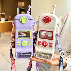Nuevo Producto Especial de Verano 2026, Vasos de Plástico con Dibujos Animados para Teléfono Móvil, Botella de Agua Portátil para Niñas y Niños, Jardín de Infancia y Escuela - Product Image 3