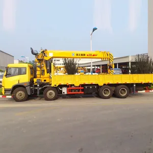 Truck Cranes Multifunctional SQ16SK4Q 16 Ton Telescopic Arm Block Manipulator Truck Mounted Lorry Crane