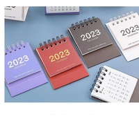 Calendrier de bureau miniature 2027 personnalisé avec reliure spirale, échantillon gratuit, calendrier quotidien, calendrier de table, calendrier perpétuel 365 jours