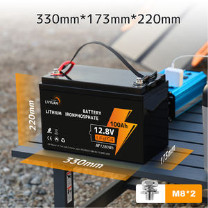 Lvyuan batteria al litio ferro fosfato 12v batteria di accumulo di energia casa 100ah Lifepo4 batteria - Product Image 3
