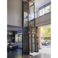 Ascenseur de villa sécurisé à petit goulotte, élévateur résidentiel multi-étages, stable et durable pour la maison