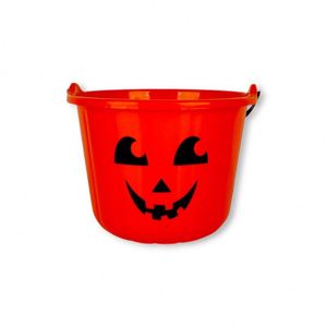 Seau à bonbons d'Halloween en forme de citrouille de 8,6 pouces avec poignée - Product Image 4
