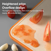 Nouvelle planche à découper de cuisine schneidebrett planche à découper en paille de blé en plastique personnalisée pour gadgets de cuisine