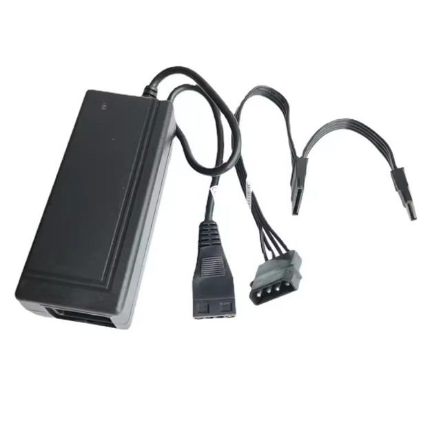 PC 4Pin IDE SATA AC to DC Power Adapter Supply Cable For Computer 3.5 inch HDD Hard DVD CD-ROM Disk Driver 12V + 5V 2.5A