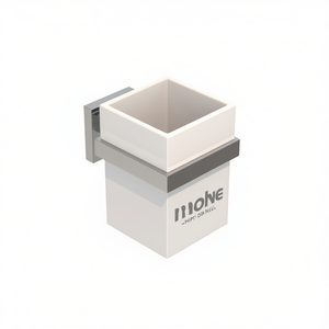 Soporte para cepillos de dientes Mod Trend Chrome 8 x 11 x 10.9 cm, accesorio de baño montado en la pared - Product Image 3